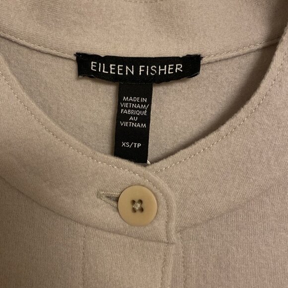 SOLD Eileen Fisher Light Wool Overshirt - Picture 3 of 10
